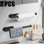 Self-Adhesive No-Drill Under-Cabinet Paper Towel Holder