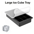 Leak-Proof Food-Grade Silicone Stackable Ice Cube Tray (15-Cube)