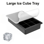 Leak-Proof Food-Grade Silicone Stackable Ice Cube Tray (15-Cube)