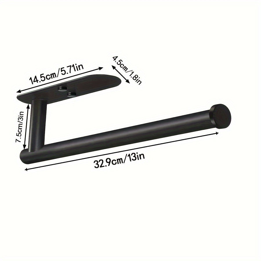 Self-Adhesive Stainless Steel Under-Cabinet Paper Towel Holder