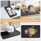 Heat-Resistant Silicone Coffee Mat & Drying Pad