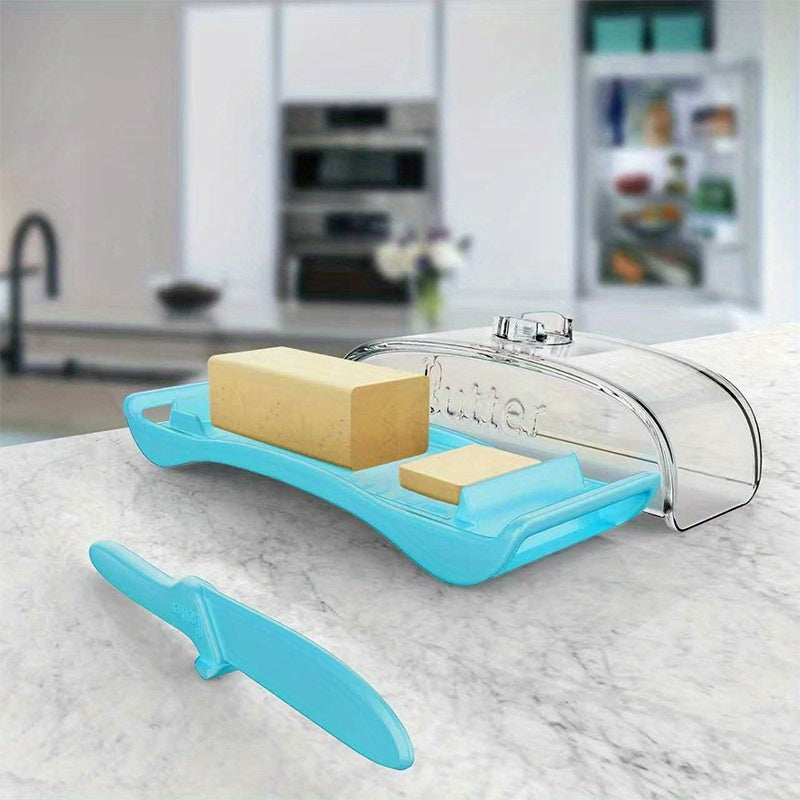 Airtight Built-In Cheese Slicer Butter Keeper