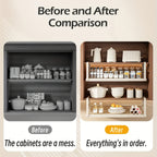 Adjustable Carbon Steel Under-Cabinet Storage Rack