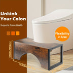 Heavy-Duty Non-Slip Toilet Stool (400 lb Capacity)