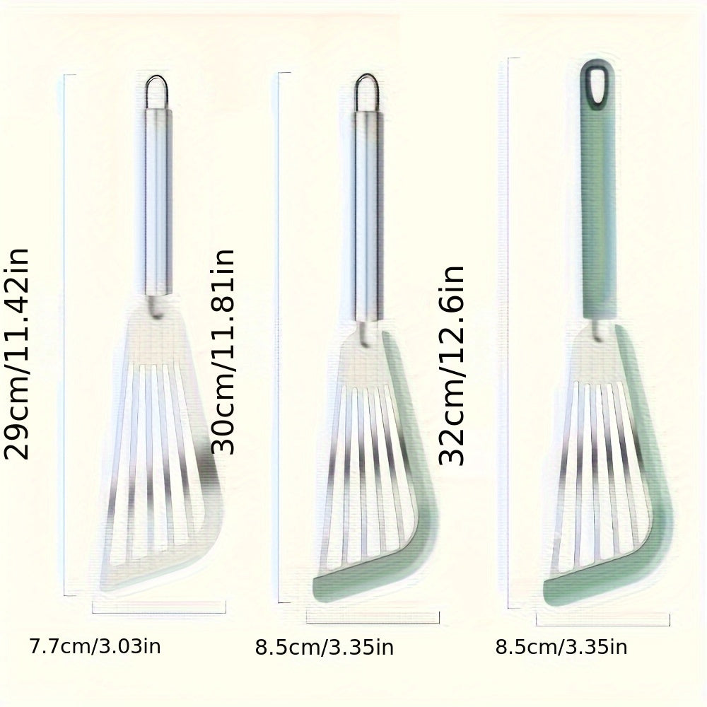 Heat-Resistant Silicone & Stainless Steel Spatula