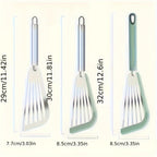 Heat-Resistant Silicone & Stainless Steel Spatula